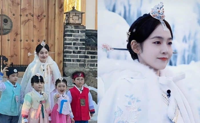Корейские нетизены раскритиковали фото китайской актрисы в ханбоке