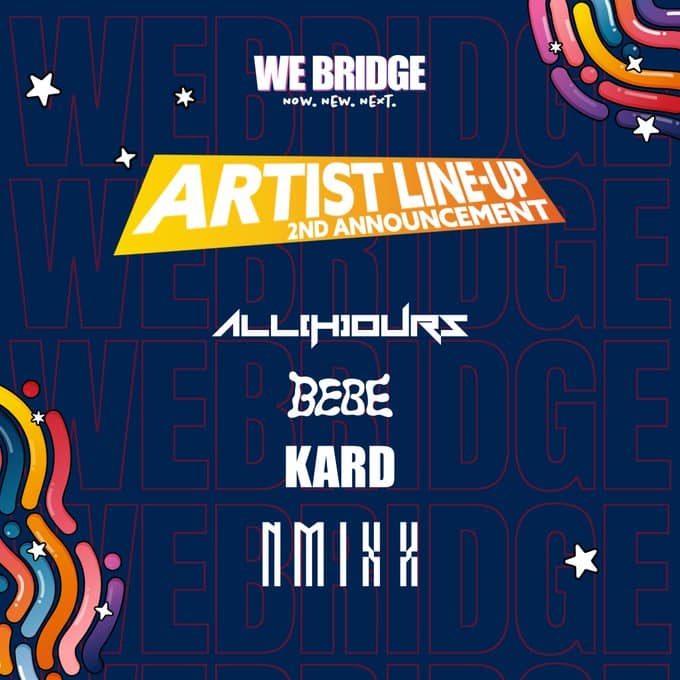 Раскрыт финальный состав артистов фестиваля «WE BRIDGE 2024»: NMIXX, KARD и другие