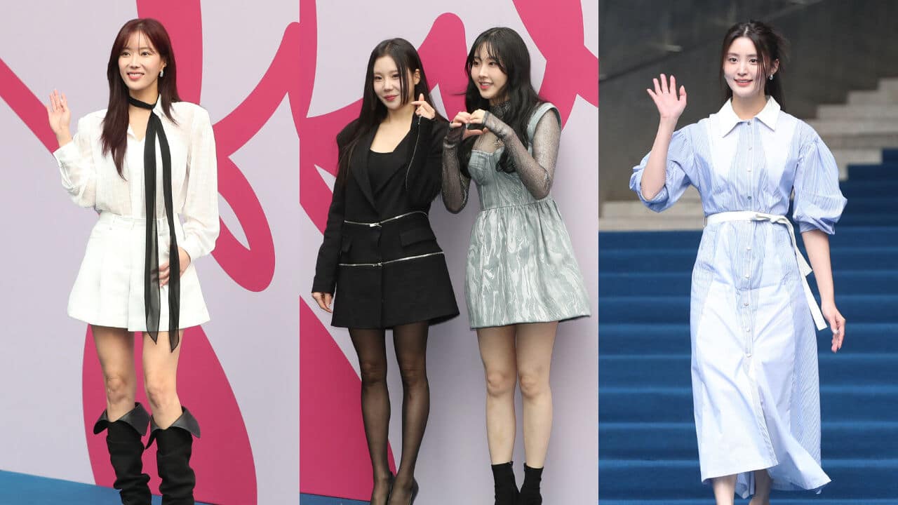 Знаменитости на "Сеульской неделе моды Осень-Зима 2024"