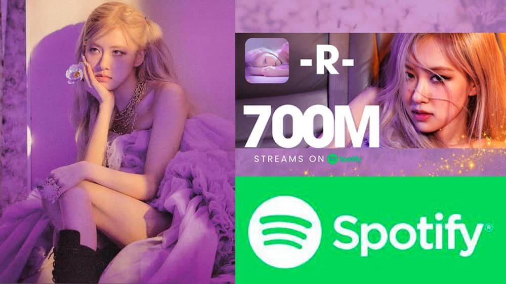 Альбом Розэ из BLACKPINK «R» стал первым альбомом корейской солистки, превысившим 700 миллионов прослушиваний на Spotify