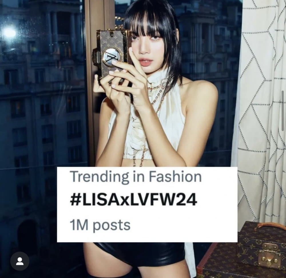 [Pann] Новый пост Лисы из BLACKPINK в соцсети заставил фанатов предположить, что она теперь представляет Louis Vuitton