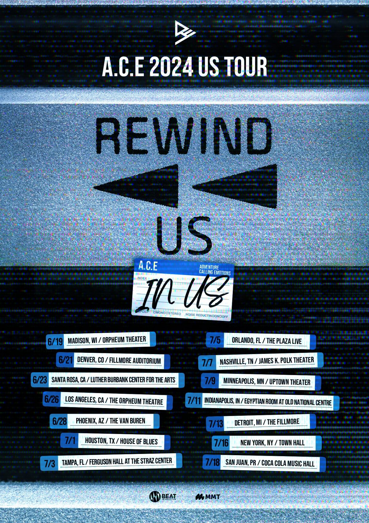 A.C.E объявили даты тура «REWIND_US» в 14 городах США