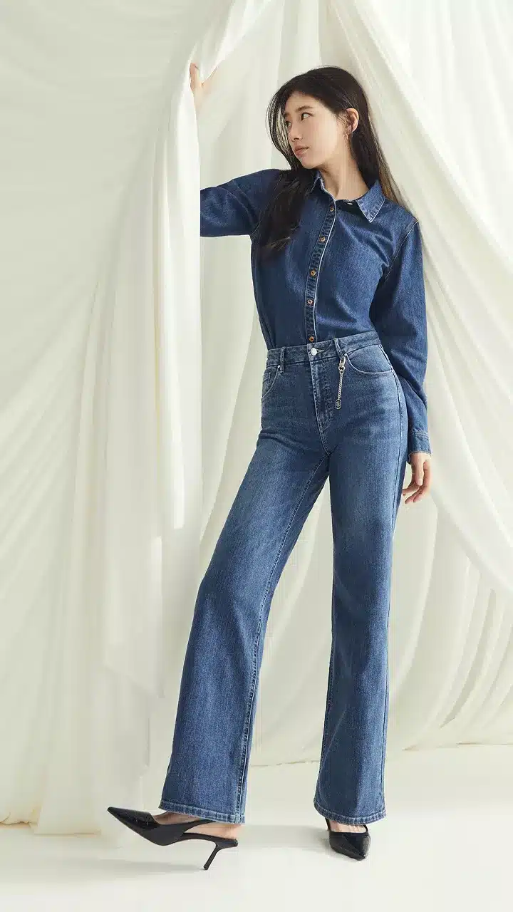 Сюзи демонстрирует идеальную фигуру в фотосессии для джинсового бренда Guess