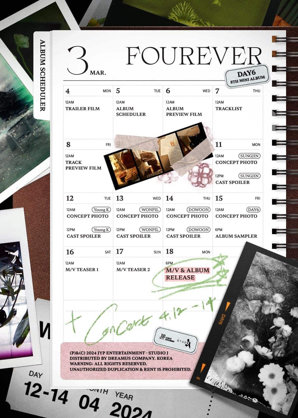 DAY6 проведут серию концертов после выхода альбома «Fourever»