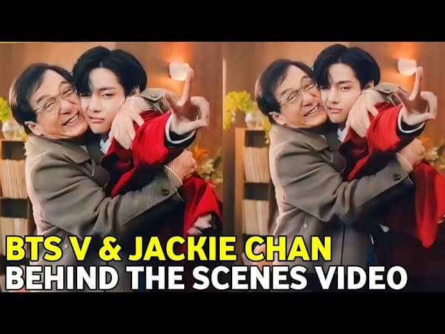 Джеки Чан и Ви из BTS - Дружба без границ! В рекламном коммерческом ролике приложения