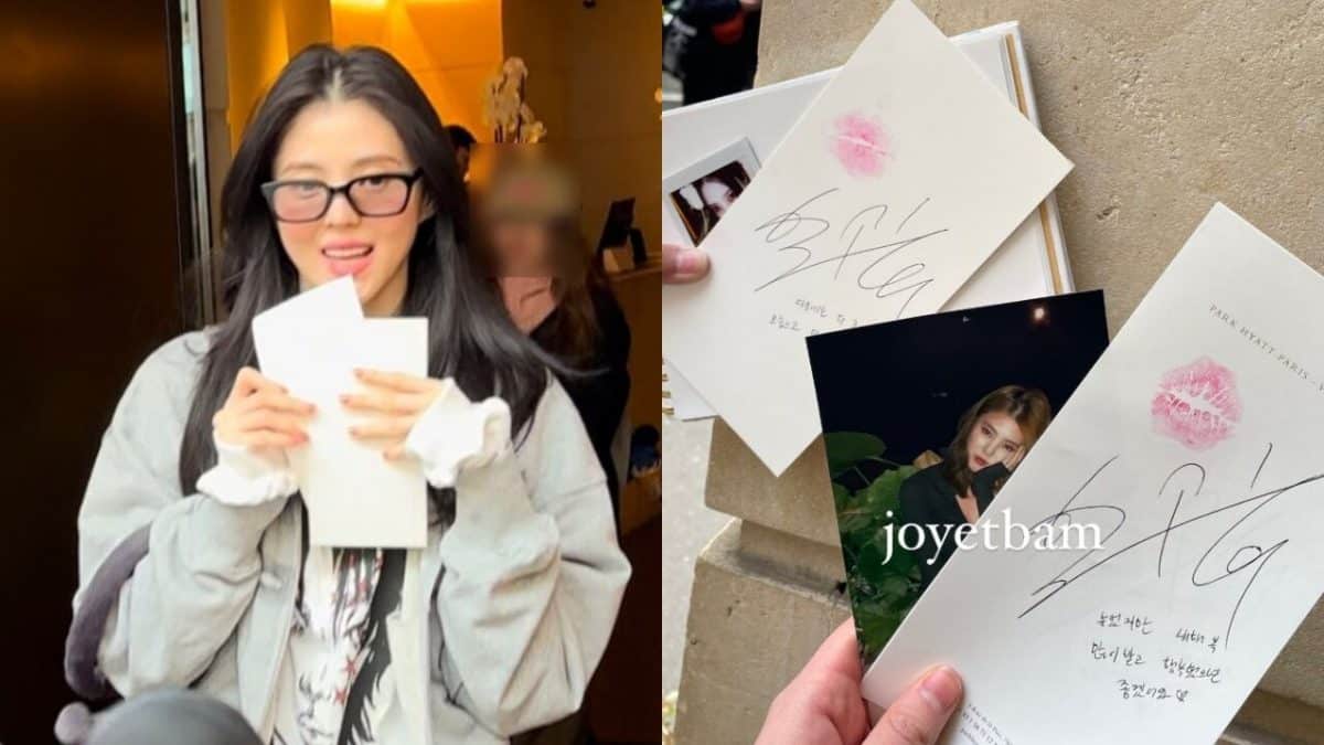 Хан Со Хи раздала фанатам уникальные автографы с отпечатком своих губ
