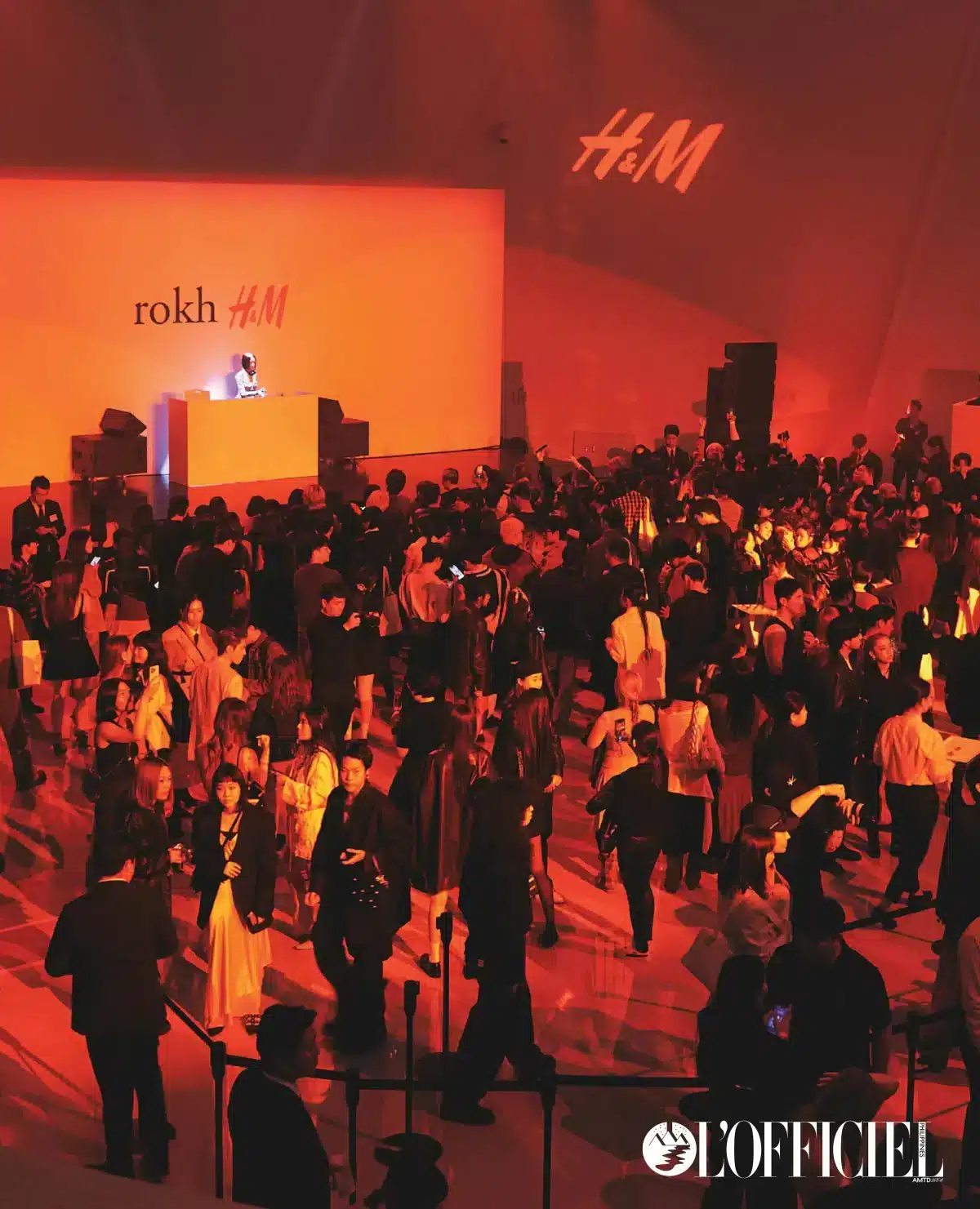 Азиатские знаменитости на мероприятии "Rokh x H&M"