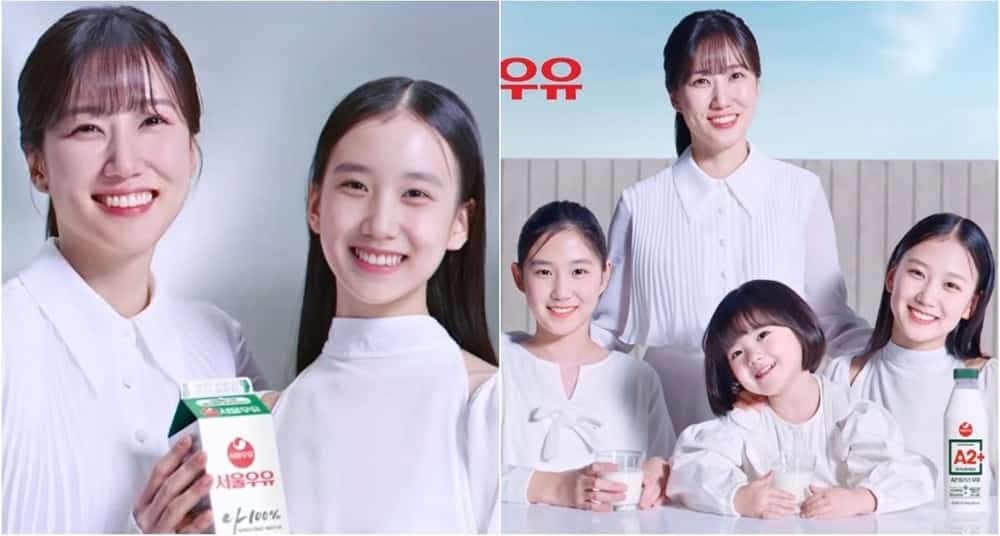 Компания Seoul Milk использовала искусственный интеллект для лиц детей-моделей в рекламе с Пак Ын Бин