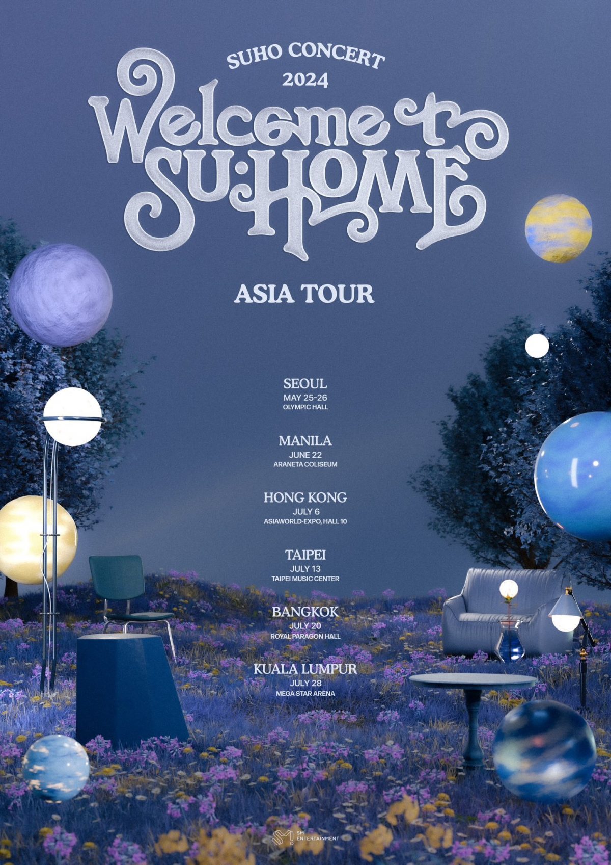 Сухо из EXO объявил даты и остановки концертного тура по Азии «SU:HOME»