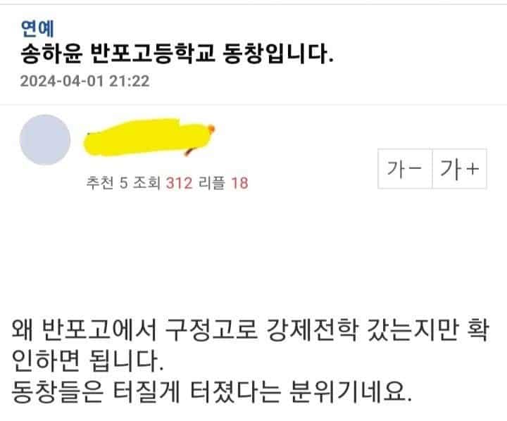 Бывшие одноклассники Сон Ха Юн подтверждают слухи, связанные с буллингом