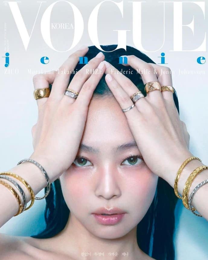 Дженни из BLACKPINK на обложке Vogue Korea
