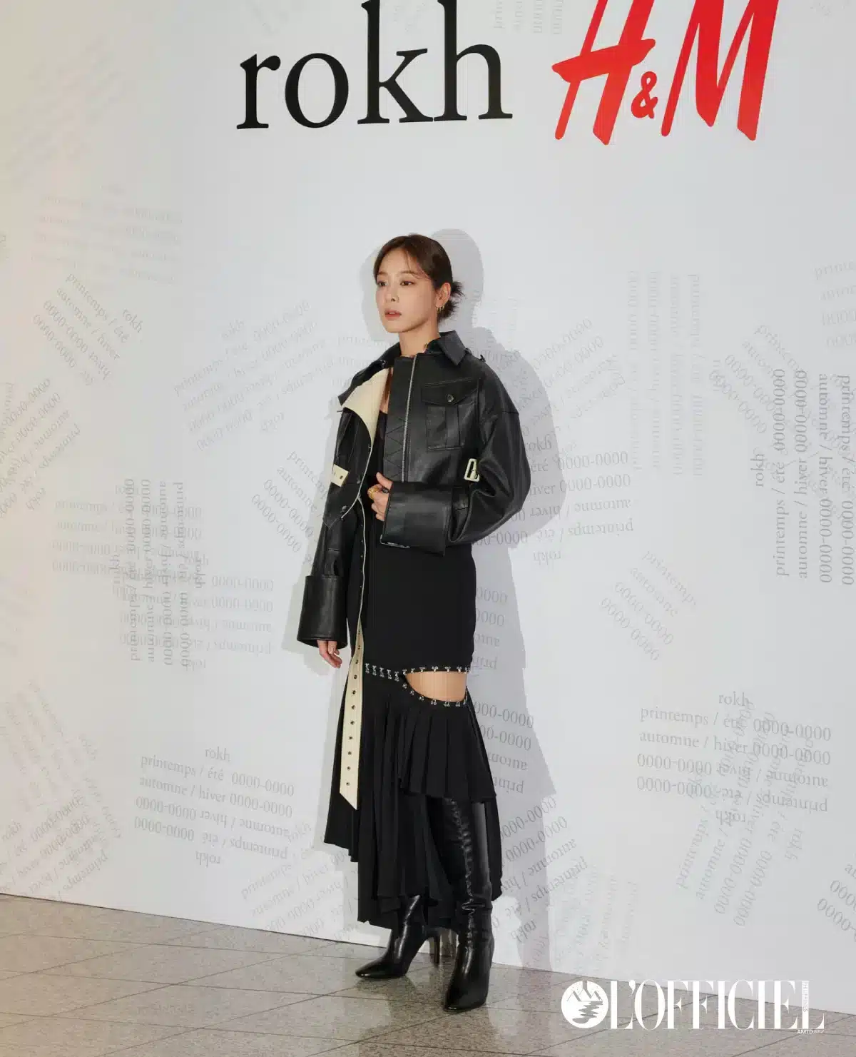 Азиатские знаменитости на мероприятии "Rokh x H&M"