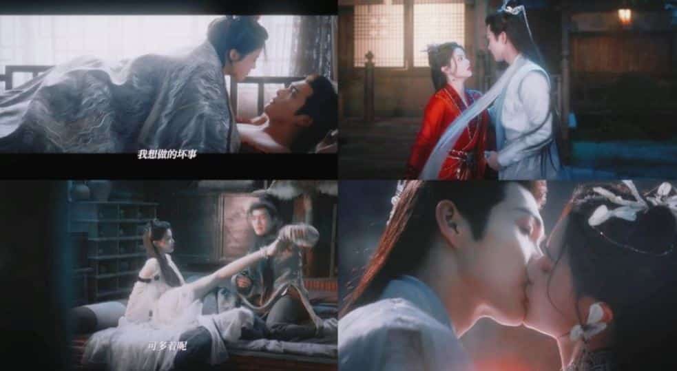 Соблазнительные кадры в трейлере сянься-дорамы с Чжан Бинь Бинем и Сунь Чжэ Ни