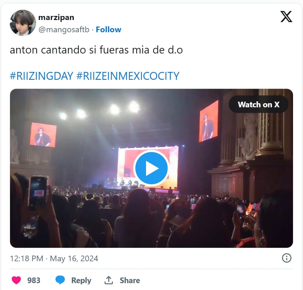 Антон из RIIZE получает вирусную популярность после того как поднял и затем укутался в мексиканский флаг, а затем спел на испанском