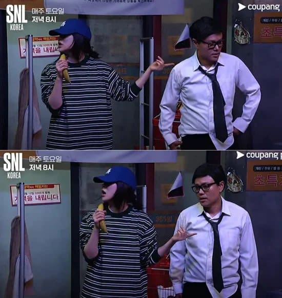 "Бан Ши Хёк, наверное, был в шоке..." Ким А Ён из SNL идеально скопировала Мин Хи Джин