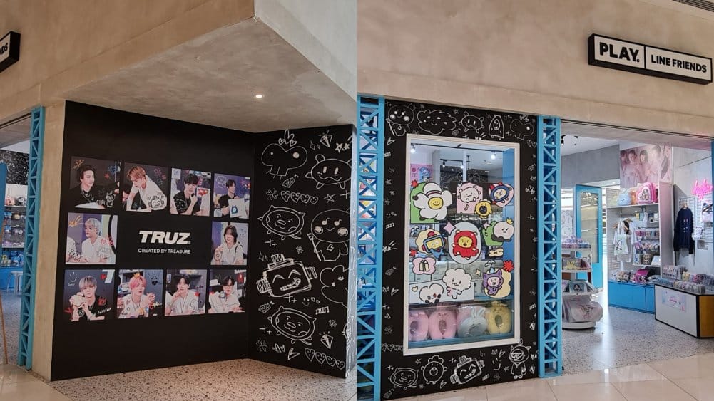 TREASURE запустили поп-ап магазин TRUZ x PLAY LINE FRIENDS в Маниле