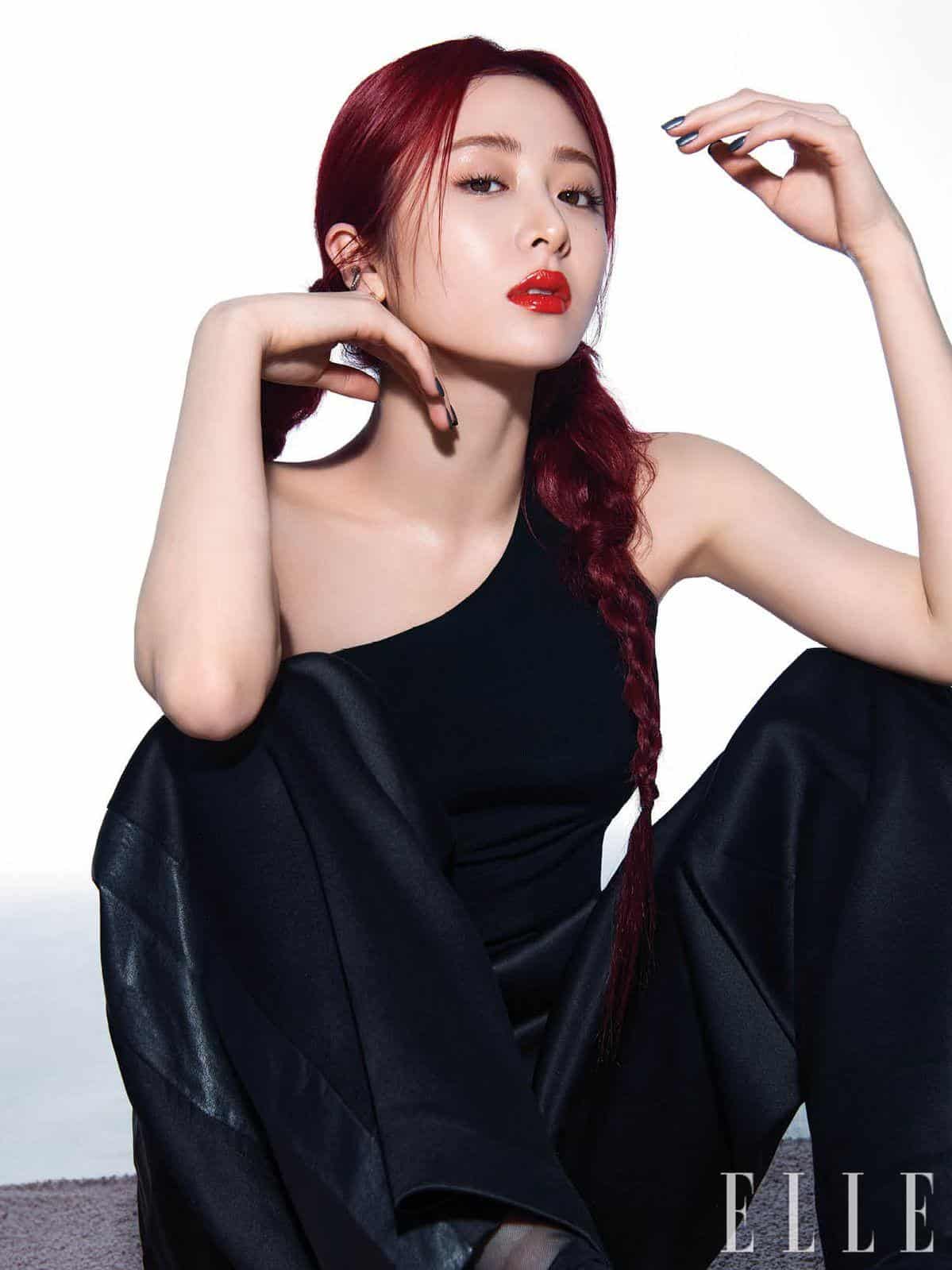 Хо Юнджин из LE SSERAFIM в фотосессии для Elle Korea