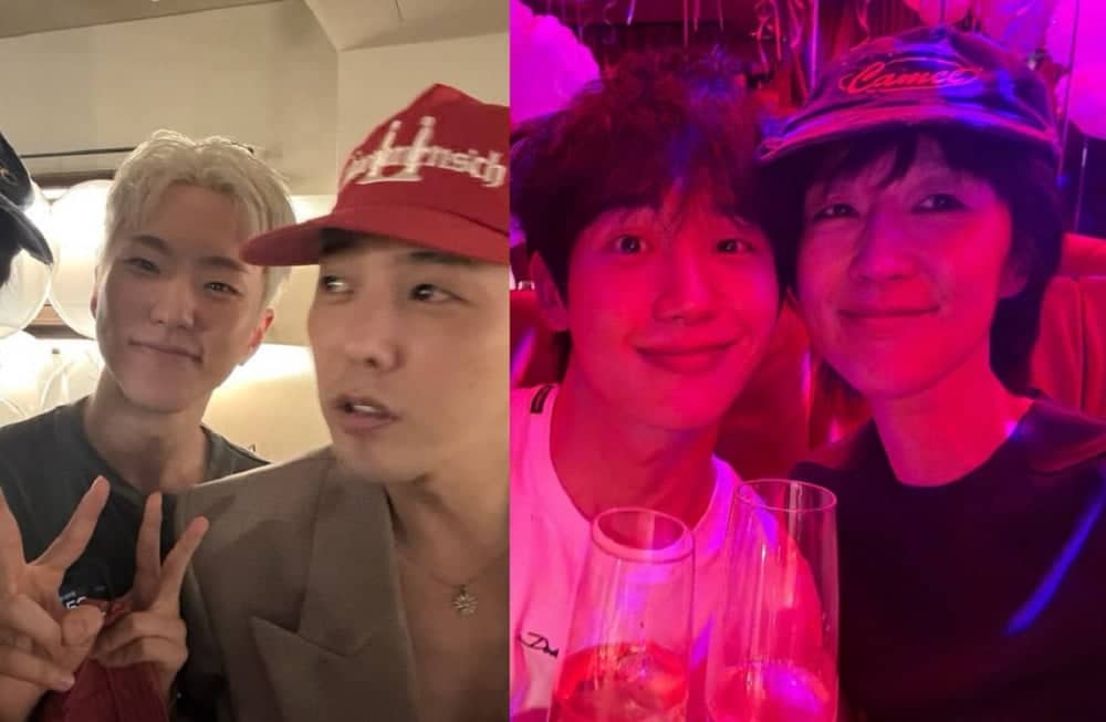 Хон Джин Гён делится фото с дня рождения G-Dragon, на котором были Seventeen, Чон Хэ Ин, Dex и Чо Се Хо