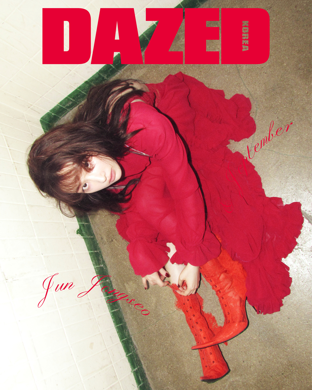 Чон Джон Со расцветает в дерзких образах Alexander McQueen на страницах Dazed Korea