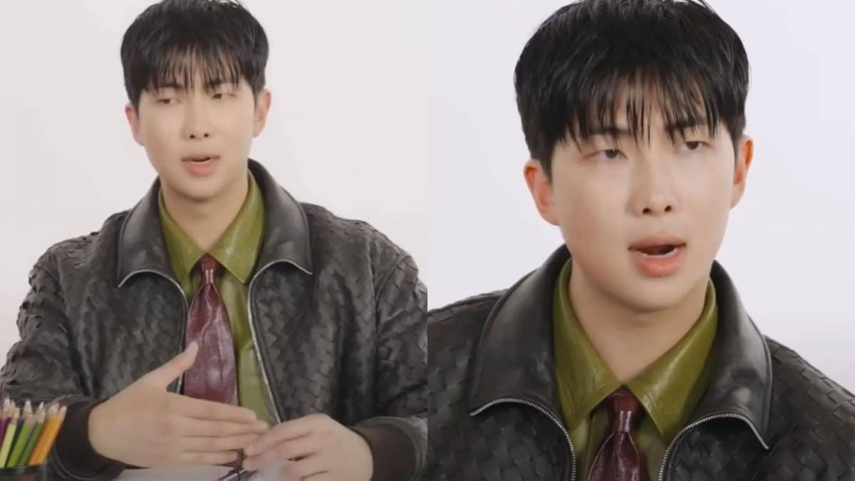 RM предстает перед камерой и рекламирует новый альбом BTS